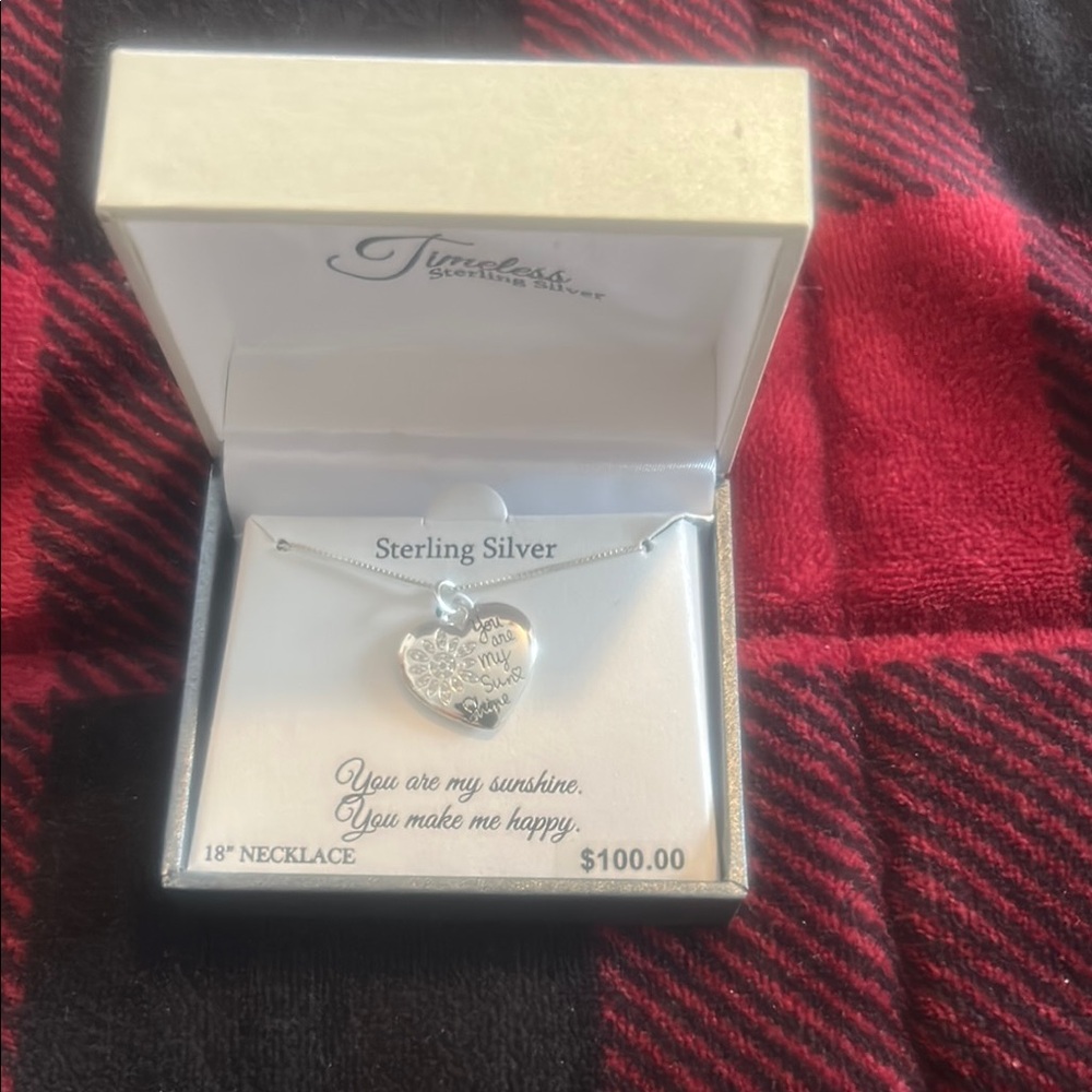 Sterling Silver Heart Necklace